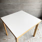 アルテック artek ダイニングテーブル 81C ホワイトラミネート バーチ材 スクエア アルヴァ・アアルト 定価￥150,700- ♪