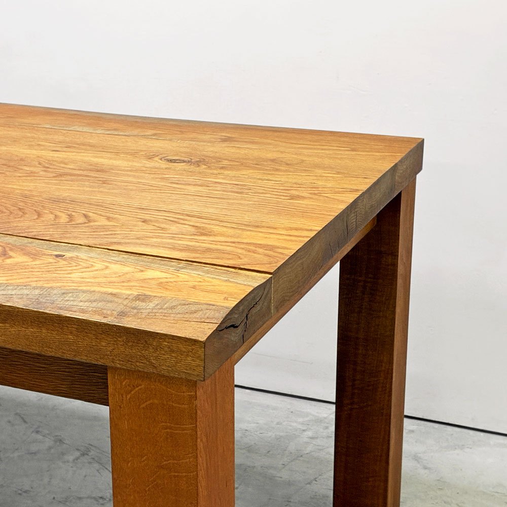 トラックファニチャー TRUCK FURNITURE OAK TABLE ダイニングテーブル ホワイトオーク無垢材 W160cm オーダーサイズ ●
