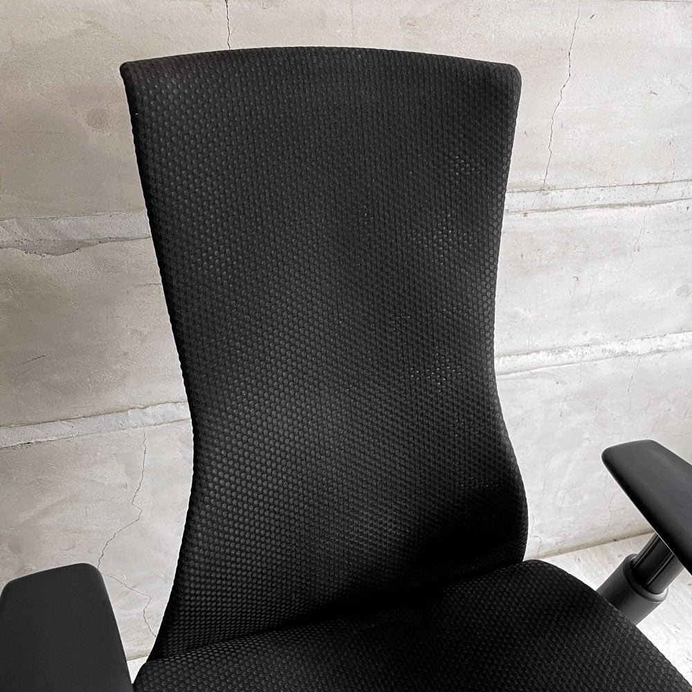 ハーマンミラー Herman Miller エンボディチェア デスクチェア オフィスチェア バランスファブリック ブラック 廃番生地 ♪