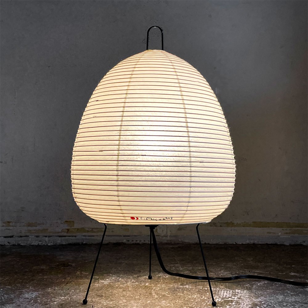 アカリ AKARI イサムノグチ Isamu Noguchi 1A テーブルライト スタンドライト 和紙 名作照明 箱付 美品 ■