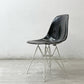 ハーマンミラー Herman Miller 2ndビンテージ サイドシェルチェア FRP製 エレファントハイドグレー ホワイトエッフェルベース C&R イームズ ミッドセンチュリー ●