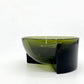 イッタラ iittala クル Kuru ガラスボウル 小物入れ Φ12cm モスグリーン フィリップ・マルイン フィンランド 北欧雑貨 ●