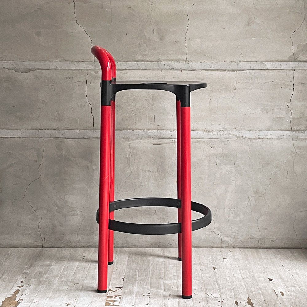 カルテル Kartell ポロ Polo ハイスツール High Stool アンナ・カステッリ・フェリエーリ 70's～80's イタリアビンテージ ♪