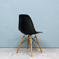 ヴィトラ Vitra サイドシェルチェア ブラック ドゥエルレッグ ポリプロピレン C&R イームズ ミッドセンチュリーモダン ◎