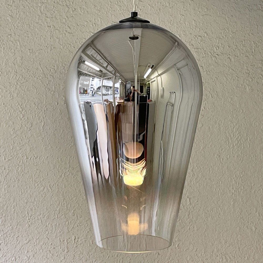 トムディクソン Tom Dixon フェイド ペンダントライト Fade Pendant クローム Chrome 廃番 定価115,500円 箱付 展示品 ◇