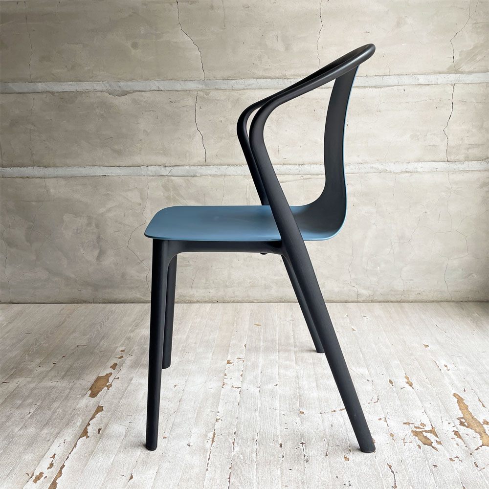 ヴィトラ Vitra Belleville Chair ベルヴィル アームチェア スタッキング ロナン & エルワン・ブルレック ポリアミド シーブルー B ♪