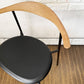 カールハンセン＆サン Carl Hansen & Son CH88P ダイニングチェア オーク材 本革 ブラックレザー スチール脚 ブラックレッグ ハンス・J・ウェグナー 北欧家具 ◎