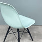 ハーマンミラー HermanMiller サイドシェルチェア ドゥエルレッグ DSW アクアスカイ × エボニー ポリプロピレン製 イームズ ミッドセンチュリー A ◎
