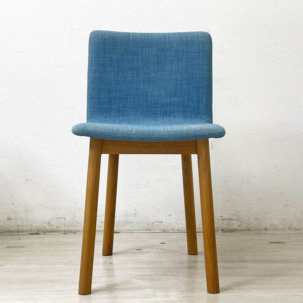 イデー IDEE スティルト チェア STILT CHAIR ダイニングチェア オーク材 ブルー マリナ・ボーティエ  定価￥29,000- ●