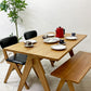ドアーズリビングプロダクツ DOORS LIVING PRODUCTS ボシー BOTHY Mountain Leg Chair ダイニングチェア PVCレザー オーク無垢材 コンパスレッグ B ●