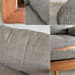 マスターウォール MASTERWAL ヘヴン HEAVEN 950 SOFA ワンアーム1シーター130 ソファ 片アーム ファブリックシート ウォールナット無垢材 フルカバーリング アカセ木工 展示品 〓