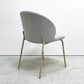 ボーコンセプト BoConcept プリンストン Princeton ダイニングチェア ライトグレー ファブリック メタル脚 マットアッシュグレーラッカー仕上げ B ●