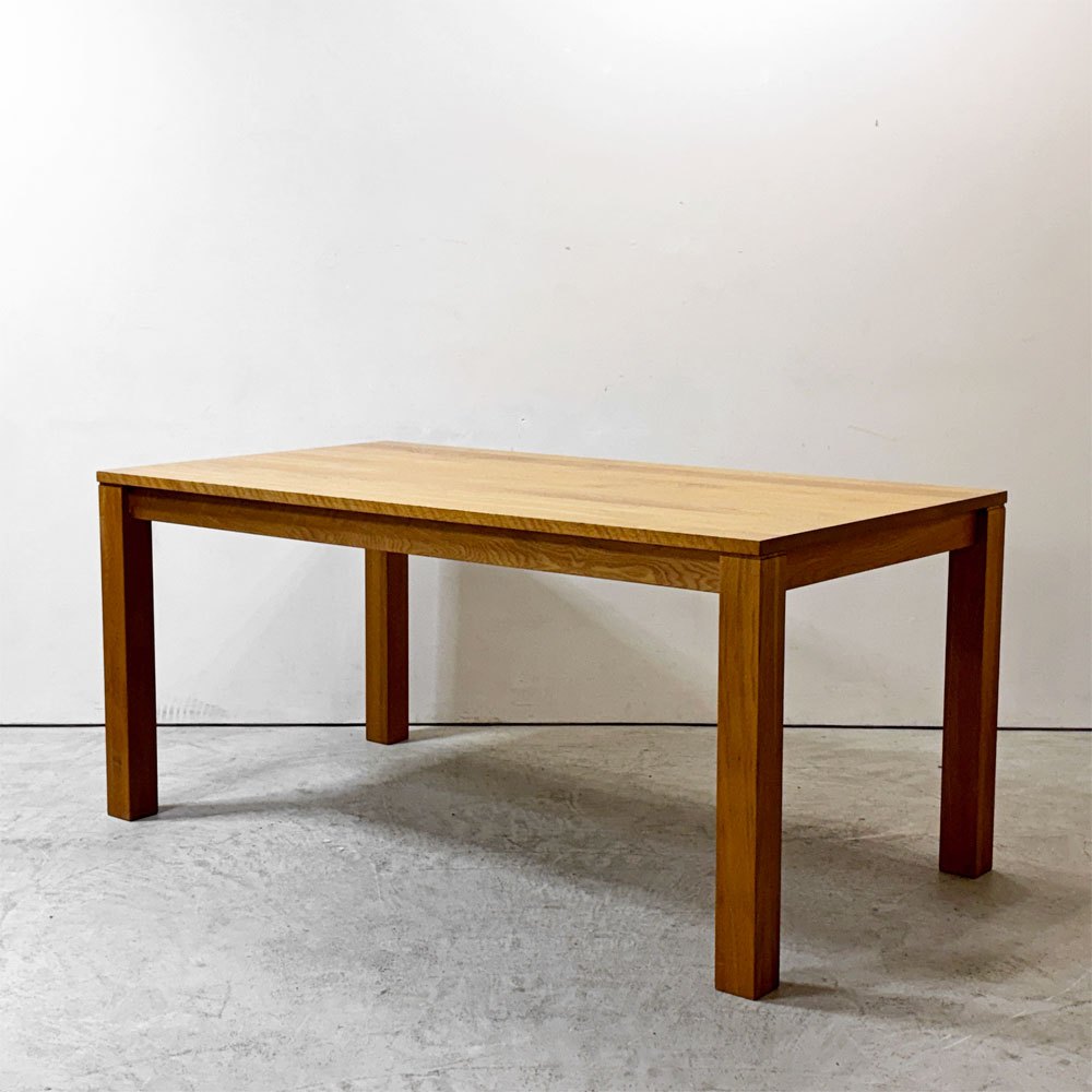 カーフ karf トランク Trunk ダイニングテーブル オーク材 W160cm ナチュラル 幕板仕様 定価￥¥154,000- ●