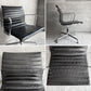 ヴィトラ vitra イームズアルミナムグループ マネジメントチェア デスクチェア アームチェア レザー 本革 固定脚 4本脚 グライズ イームズ♪