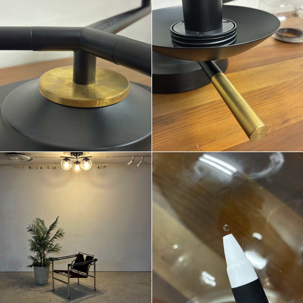 アートワークスタジオ ART WORK STUDIO  ブリス3 Bliss3 クリア 3灯シーリングライト ペンダント ランプ 照明 ハンドメイドガラス アーバンモダン ●