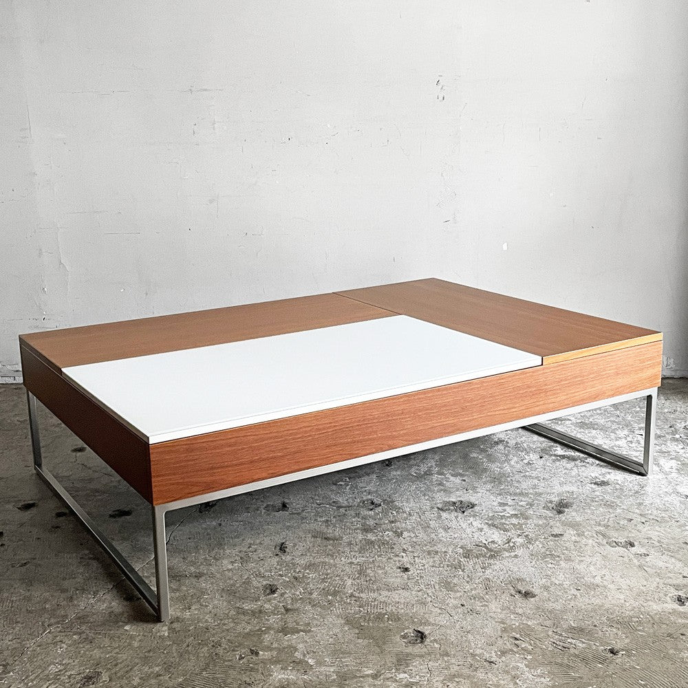 ボーコンセプト BoConcept シヴァ Chiva コーヒーテーブル ガラス×ウォールナット 天板リフトアップ オッカ OCCA 北欧モダン デンマーク ■