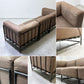 ジャーナルスタンダードファニチャー j.s.F ラバルセクショナルソファ LAVAL SECTIONAL SOFA 3Pソファ スチール レザー調ファブリック 工業系 ●