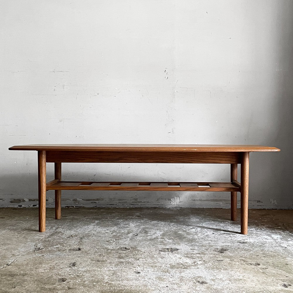モモナチュラル Momo Natural リバーゲート RIVERGATE エレベーターテーブル センターテーブル オーク材 W125cm 北欧スタイル ■