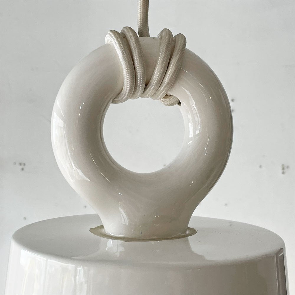 イデー IDEE モレ シェード シーリングランプ MOLLE SHADE CEILING LAMP ペンダントライト 磁器製 照明 現状品 定価￥34,900- ★