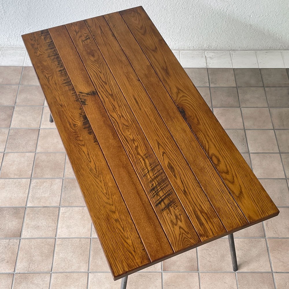 アクメファニチャー ACME Furniture グランビュー ダイニングテーブル GRANDVIEW DINING TABLE オーク無垢材 W150cm インダストリアルデザイン ◇