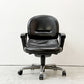 内田洋行 UCHIDA コアチェア CORE CHAIR デスクチェア オフィスチェア ブラックレザー キャスター付 説明書付 ●