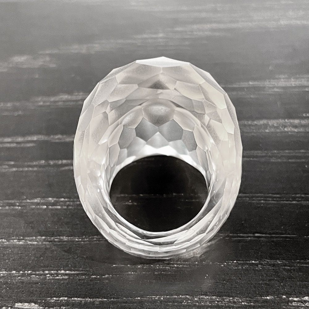 シリシリ SIRISIRI キリコ リング KIRIKO Ring 13号 切子 ガラス 岡本菜穂 Naho Okamoto ジュエリー アクセサリー 東京 ■