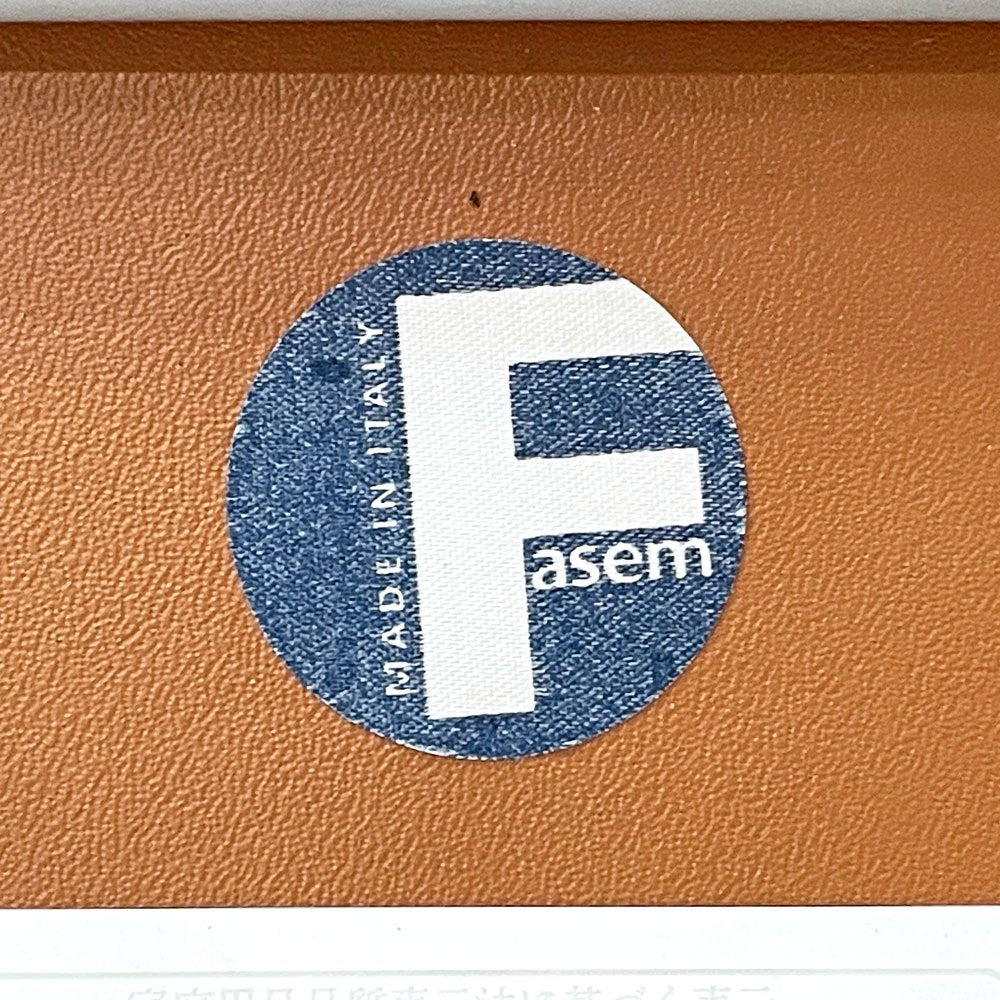 ファセム Fasem ダイニングチェア 2脚セット 本革×スチール ブラウン イタリアモダン アクタス取扱 A ●
