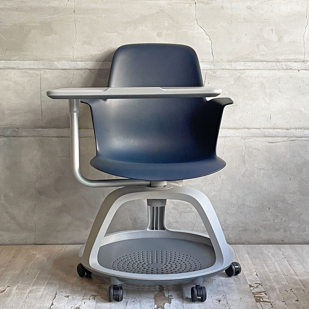 スチールケース Steelcase ノード Node オフィスチェア サイドテーブル付 ♪