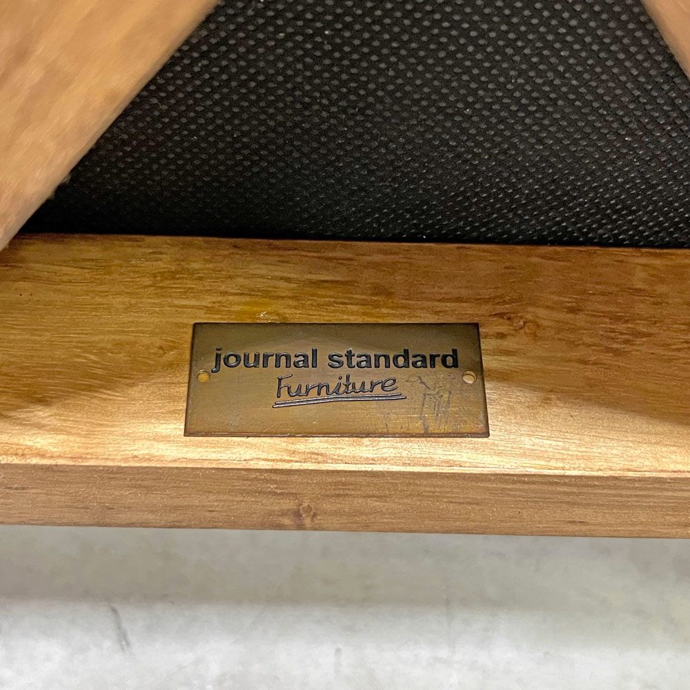 ジャーナルスタンダードファニチャー j.s.F シノン CHINON CHAIR ダイニングチェア PVCレザーシート ラバーウッド材 ブラウン ●