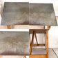 ジンクトップ ウッドベース Zinctop Wood base ダイニングテーブル Dining table アトリエテーブル 作業台 工業デザイン ★