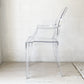 カルテル Kartell ルイゴースト LouisGhost アームチェア クリスタル スタッキング クリスタル フィリップ・スタルク Philippe Starck イタリア B ★
