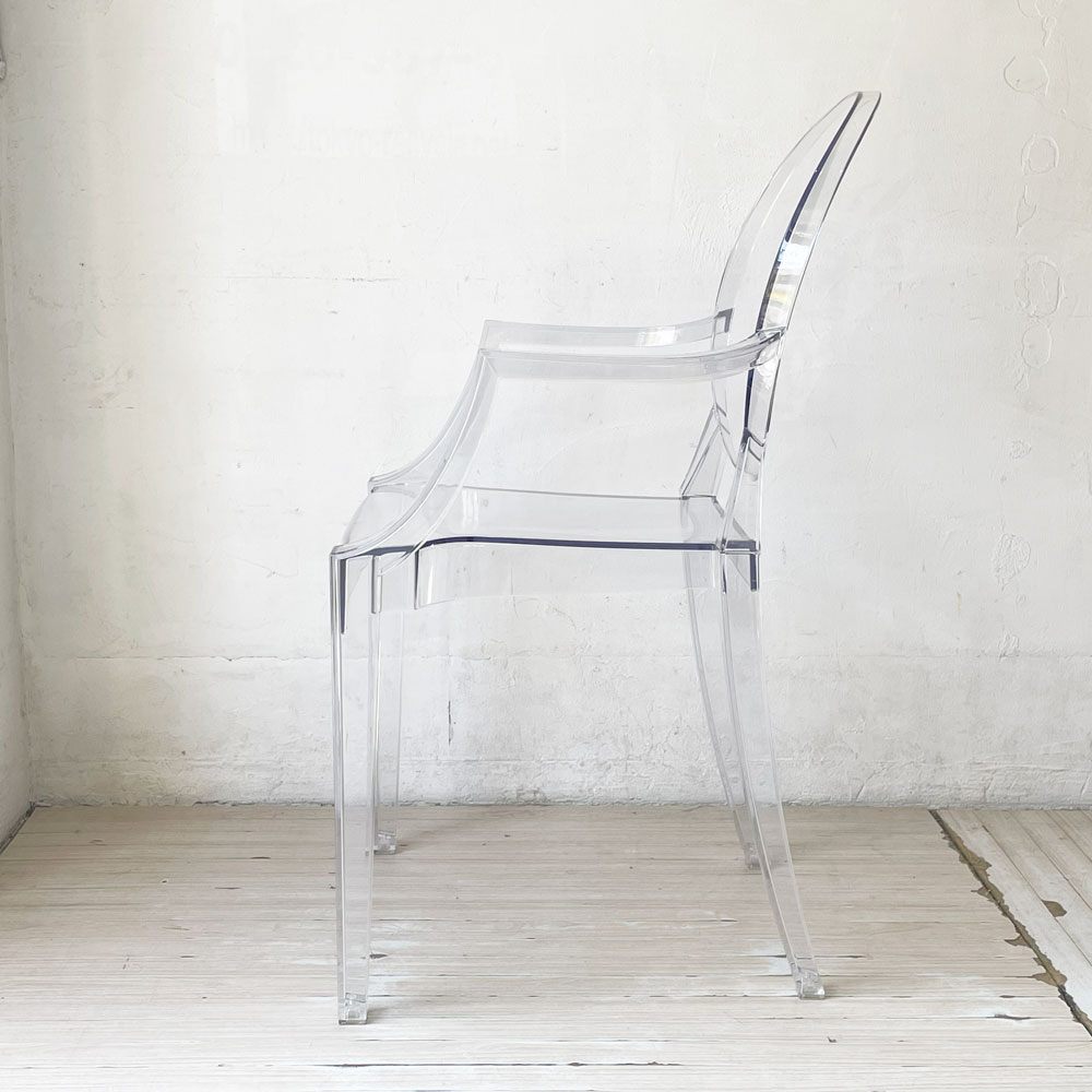 カルテル Kartell ルイゴースト LouisGhost アームチェア クリスタル スタッキング クリスタル フィリップ・スタルク Philippe Starck イタリア B ★