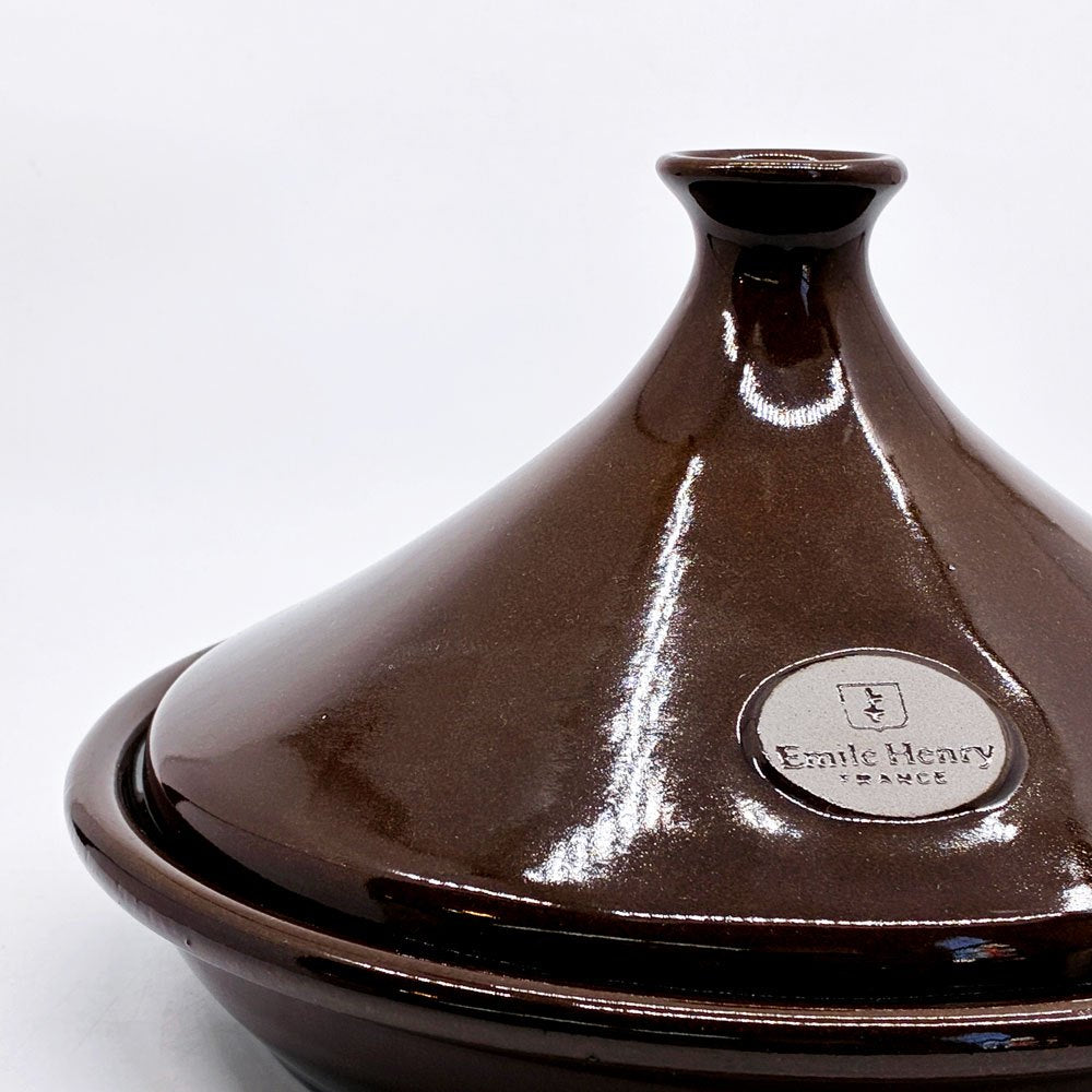 エミールアンリ Emile Henry フレイム タジン FLAME Tagine タジン鍋 直径26cm ブラウン系カラー セラミック製 ●