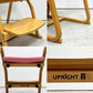 豊橋木工 TOYOMOKU アップライトチェア UPRIGHT CHAIR ナチュラル × ピンク  交換用座面カバー付き PVC ベビーチェア キッズチェア ●