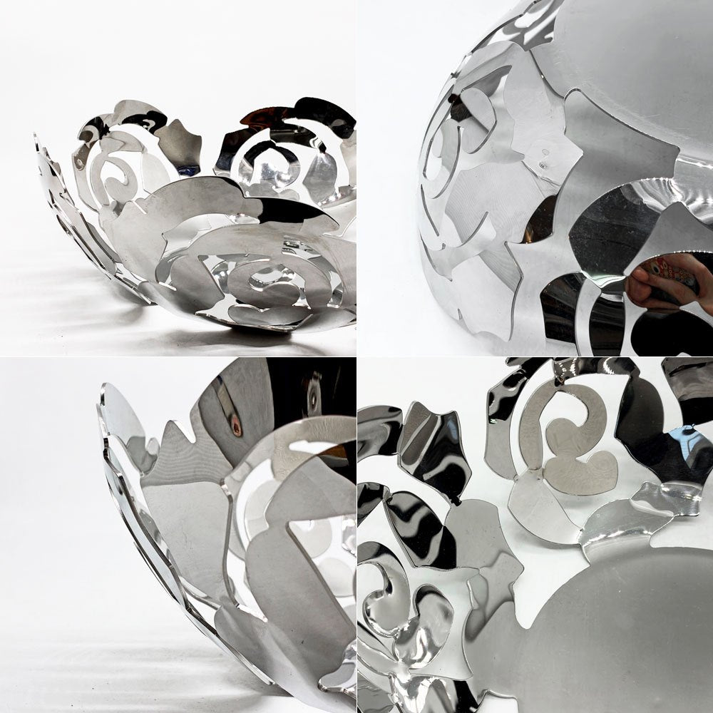 アレッシィ ALESSI ラ・ローザ La Rosa フルーツボウル Fruit Bowl ES115/29 ステンレススチール イタリア ●
