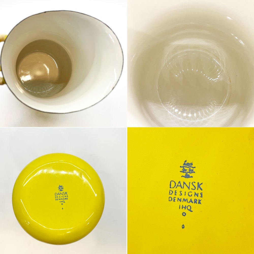 ダンスク DANSK コベンスタイル Koben style ホーロー ピッチャー イエロー Lサイズ H24cm 琺瑯 ジャグ イェンス・クイストゴー Jens Quistgaard★