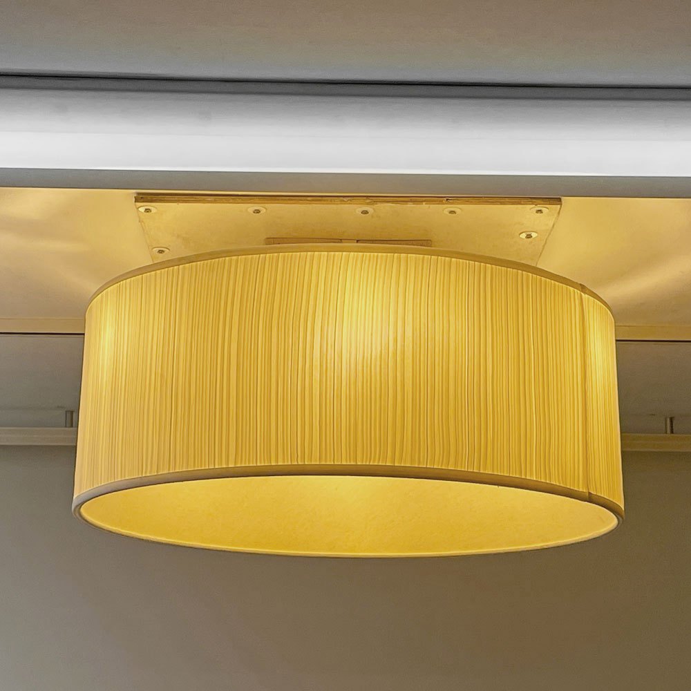 ヤマギワ YAMAGIWA バウム BAUMN シーリングライト G1532W 6灯 プリーツ加工 モダンデザイン W60cm●