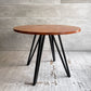 かなでもの KANADEMONO ザ・カフェテーブル THE CAFE TABLE Black Steel 4pin ラウンド Φ90cm ラバーウッド天板 ♪