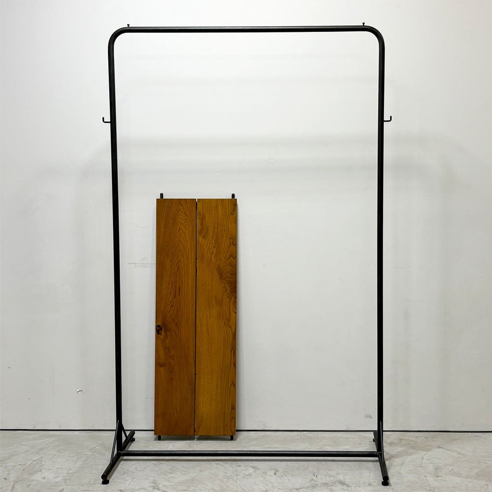 トラックファニチャー TRUCK FURNITURE スット ハンガースタンド SUTTO HANGER STAND Sサイズ スタンドシェルフボード付 ナラ無垢材 ハンガーラック インダストリアル ●