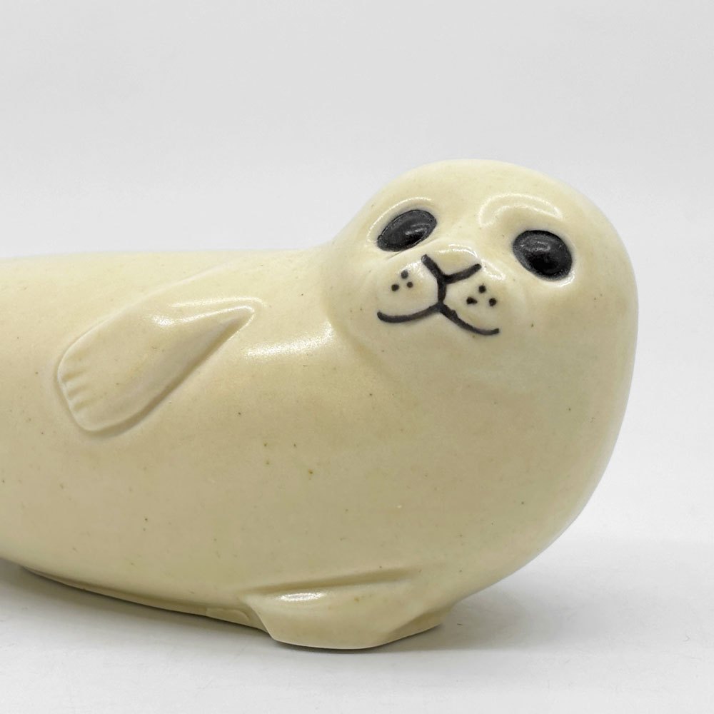 リサラーソン Lisa Larson アザラシの親子 Seal S&M セット フィギュリン オブジェ 置物 スウェーデン 北欧雑貨 ●