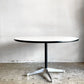 ハーマンミラー Herman Miller コントラクトテーブル Eames Contract Tables ラウンド ホワイト メラミントップ Φ107x H64 cm ビンテージ C&R イームズ ミッドセンチュリー ■