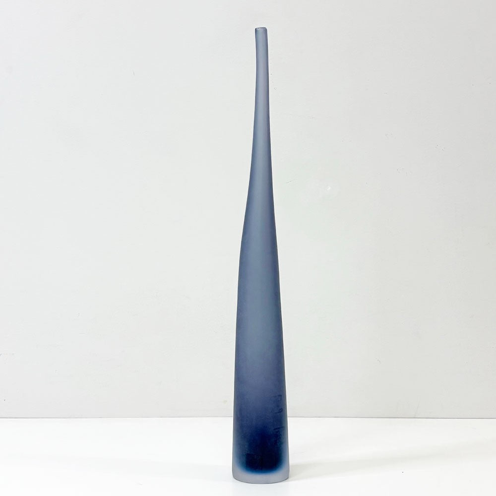 アーケード Arcade バンブーベース Bambu vase ガラスベース  フラワーベース ローラ・デ・サンティジャーナ イタリア ムラーノガラス ブルー  ●