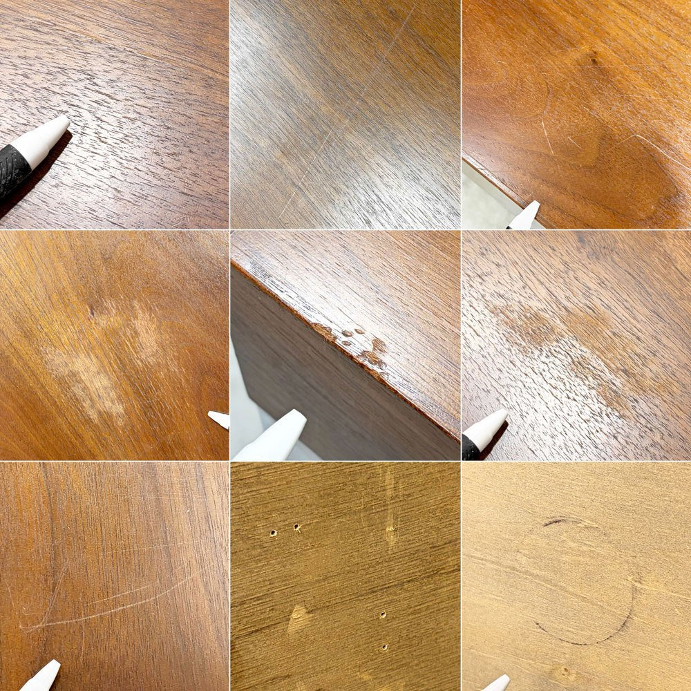 イデー IDEE アティーノ ATINO デスク ダイニングテーブル ワークテーブル ウォールナット材 スチール 抽斗2杯 W180cm モダンデザイン 廃番希少 ●