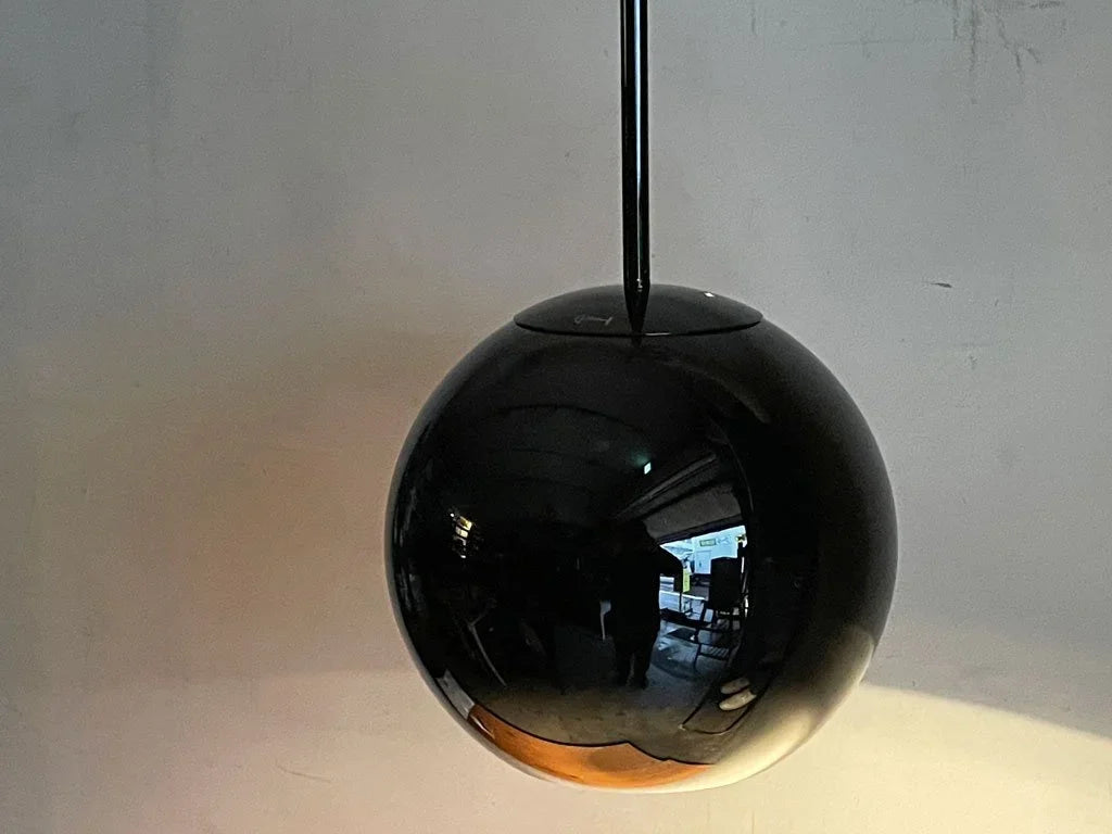 トム・ディクソン Tom Dixon コッパー ラウンドペンダントライト 25 Copper Round Pendant 25 ブラック 廃番 展示美品 ■