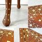 アジアンビンテージスタイル Asian Vintage Style アジアン家具 象嵌 サイドテーブル クラシカルデザイン W40cm ●