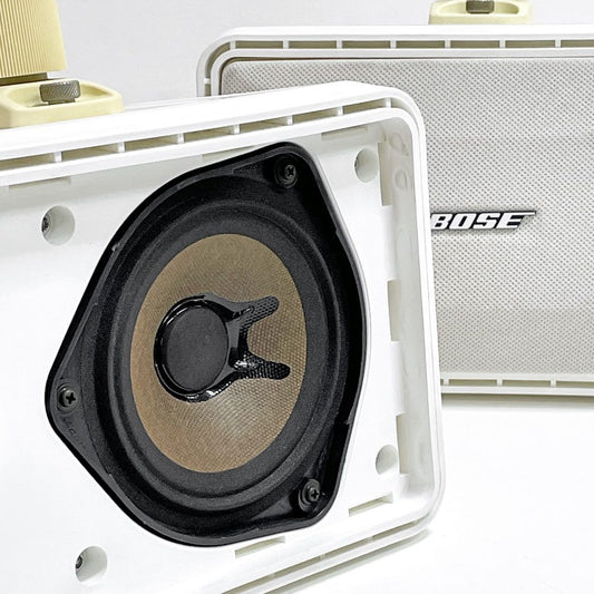 BOSE ボーズ モニタースピーカー 101MM ホワイト フルレンジスピーカー 天吊り可能モデル ブランケット付き 2本セット 店舗BGM ●