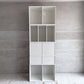 モンタナ MONTANA システムシェルフユニット SYSTEM SHELF UNIT ホワイト 5ユニット キャビネット 木製扉+ガラス扉+ドロワー+シェルフ2種 デンマーク ♪