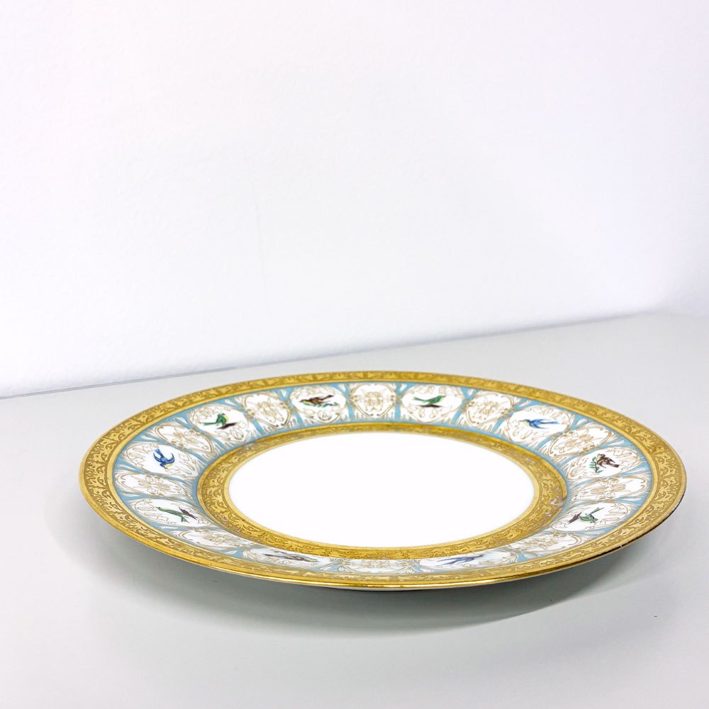 アビランド HAVILAND ベンガリス Bengalis ヴィクトリアンスワロー 19cm プレート リモージュ LIMOGES 三越特別製造版 D ◎