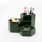 ヴィトラ Vitra ヘキサゴナルコンテナ Hexagonal Containers 3set 小物入れ 収納 ダークグリーン ジャスパー・モリソン ●