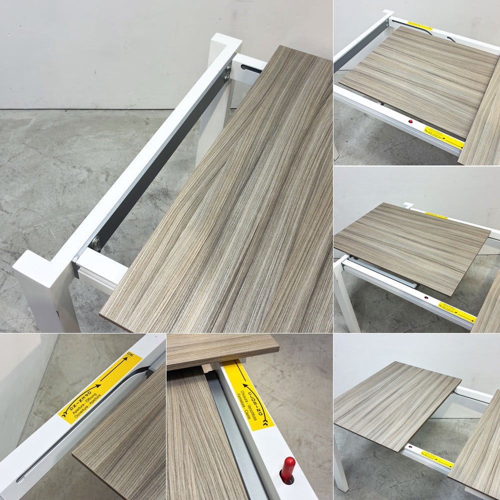 カリガリス Calligaris コヌビア connubia バロン BARON エクステンションダイニングテーブル 伸長式 EXテーブル ラミネート天板 イタリアンモダン ●